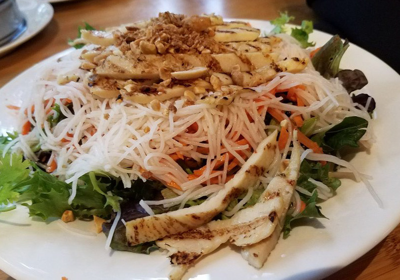 Grilled Vietnamese Lemongrass Noodle Salad